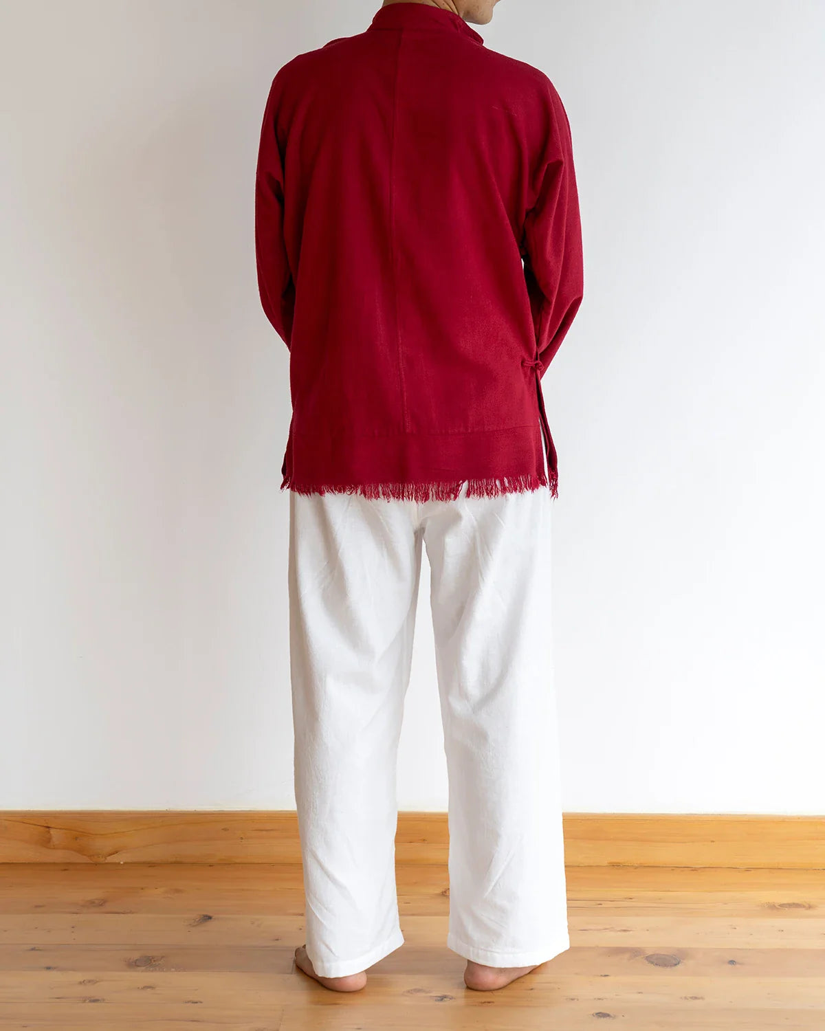 Tibetan Buray Shirt - Monk Red
