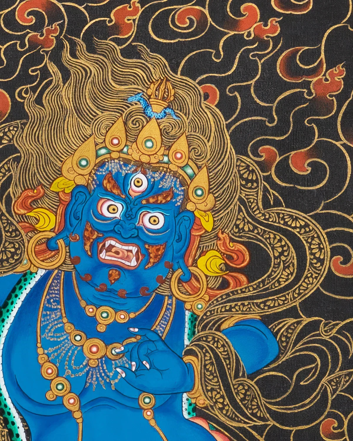Vajrapani Painted Thangka