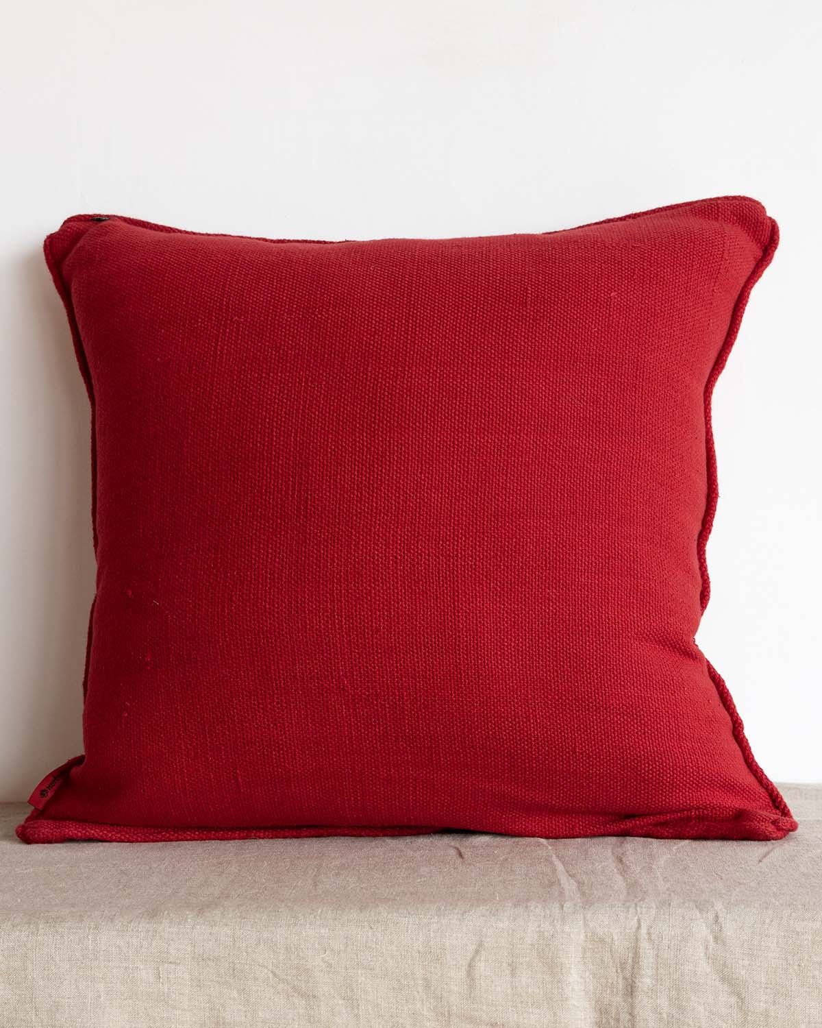 Tantalizing Tiger Appliquéd Cushion Cover
