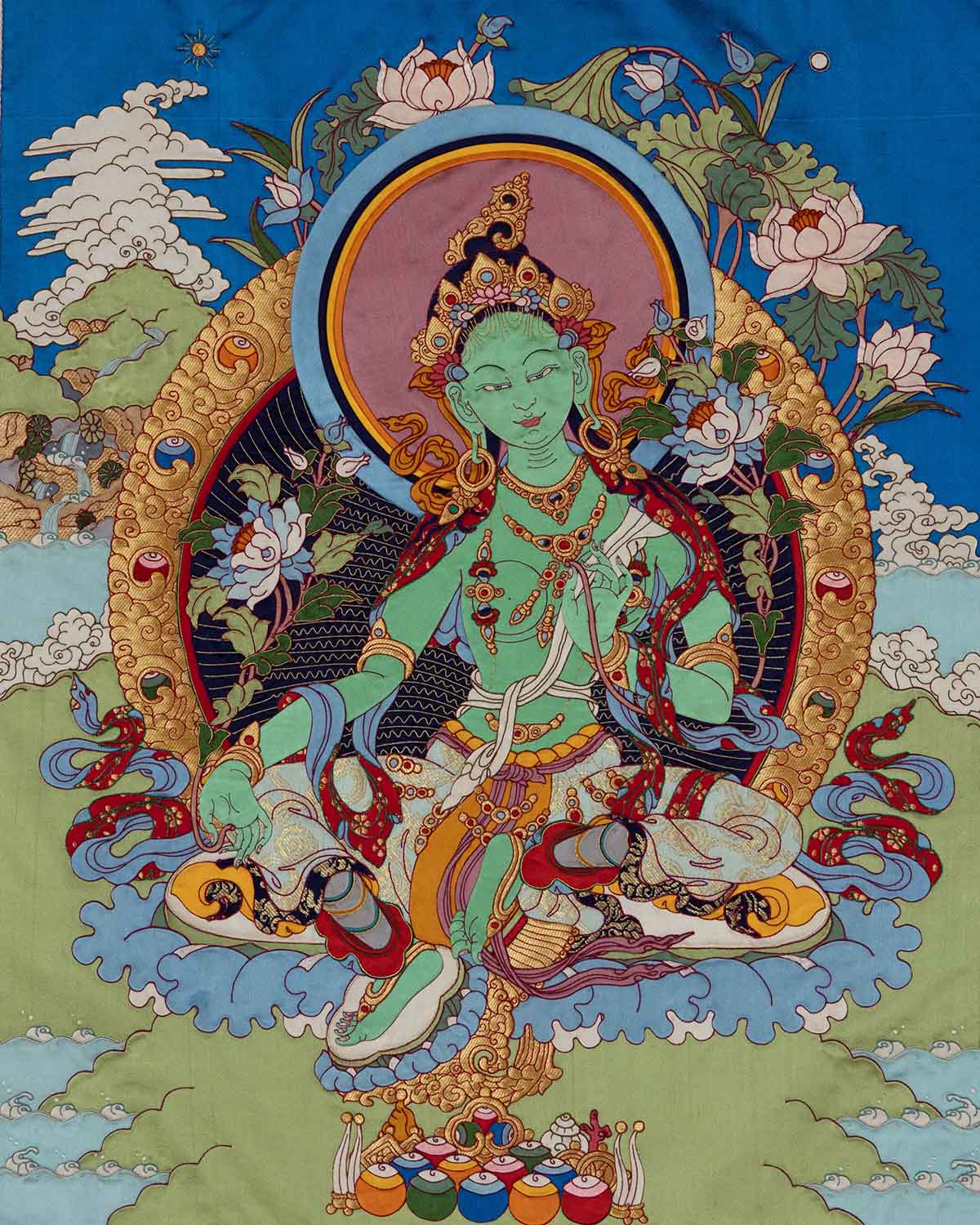 Green Tara (detailed, 2ft)