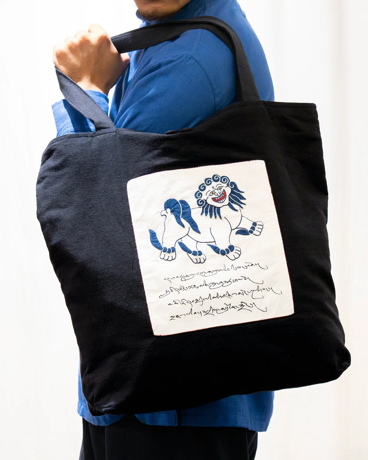 Tibetan Snow Lion Tote - Large