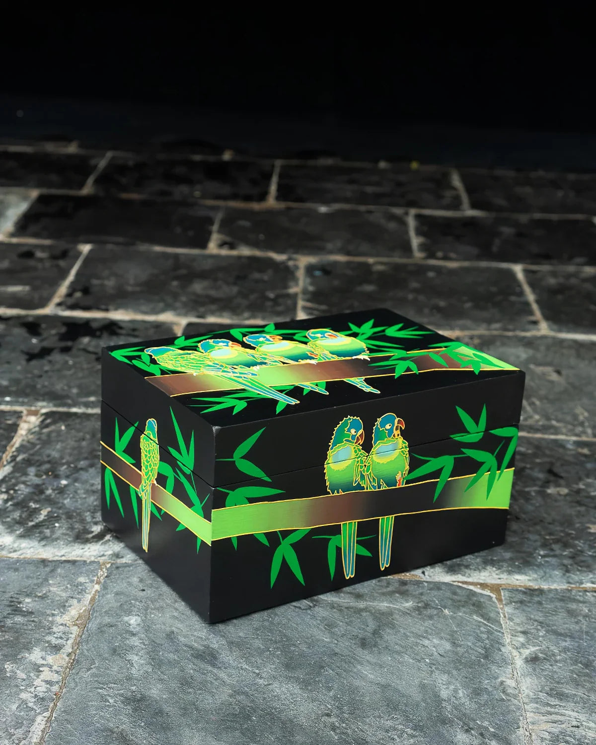 Parrots Stationery Box