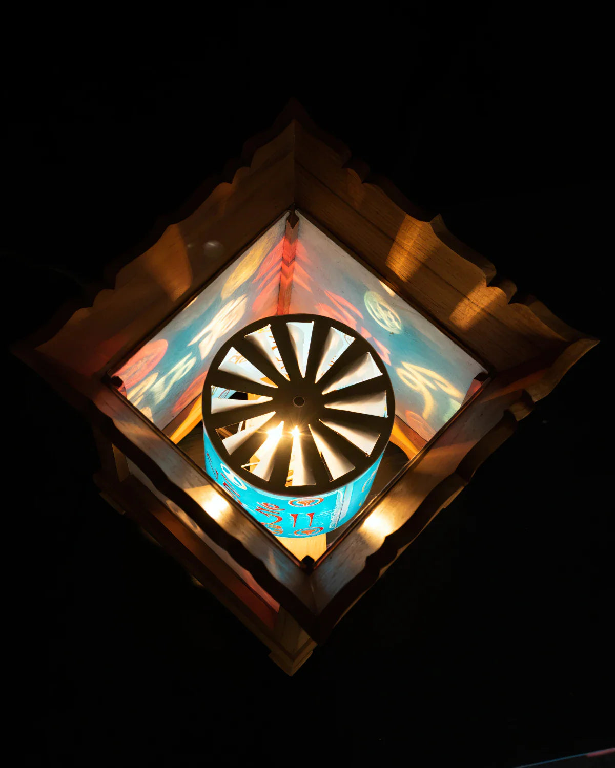 Prayer Wheel Night Lamp