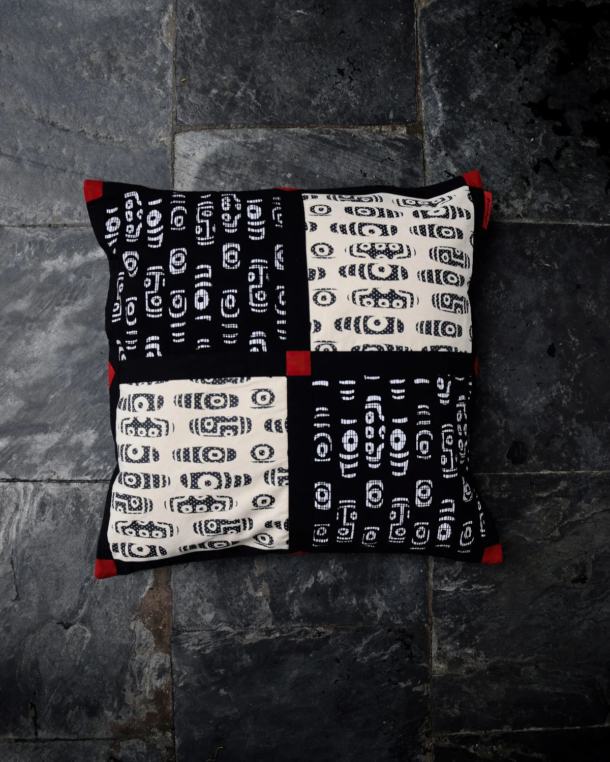 Dzi Paneled Cushion Cover Set