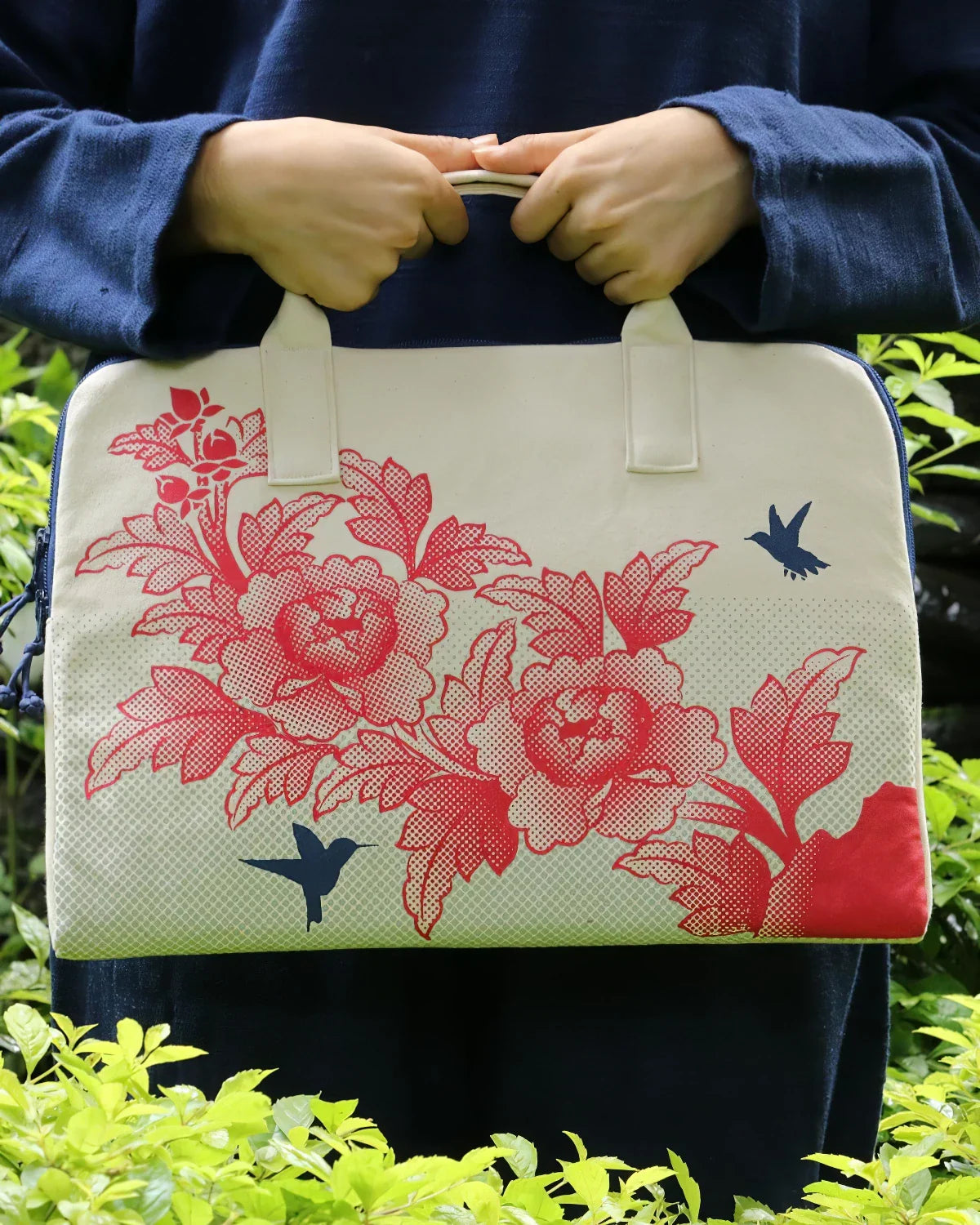 Birds & Flowers Laptop Satchel