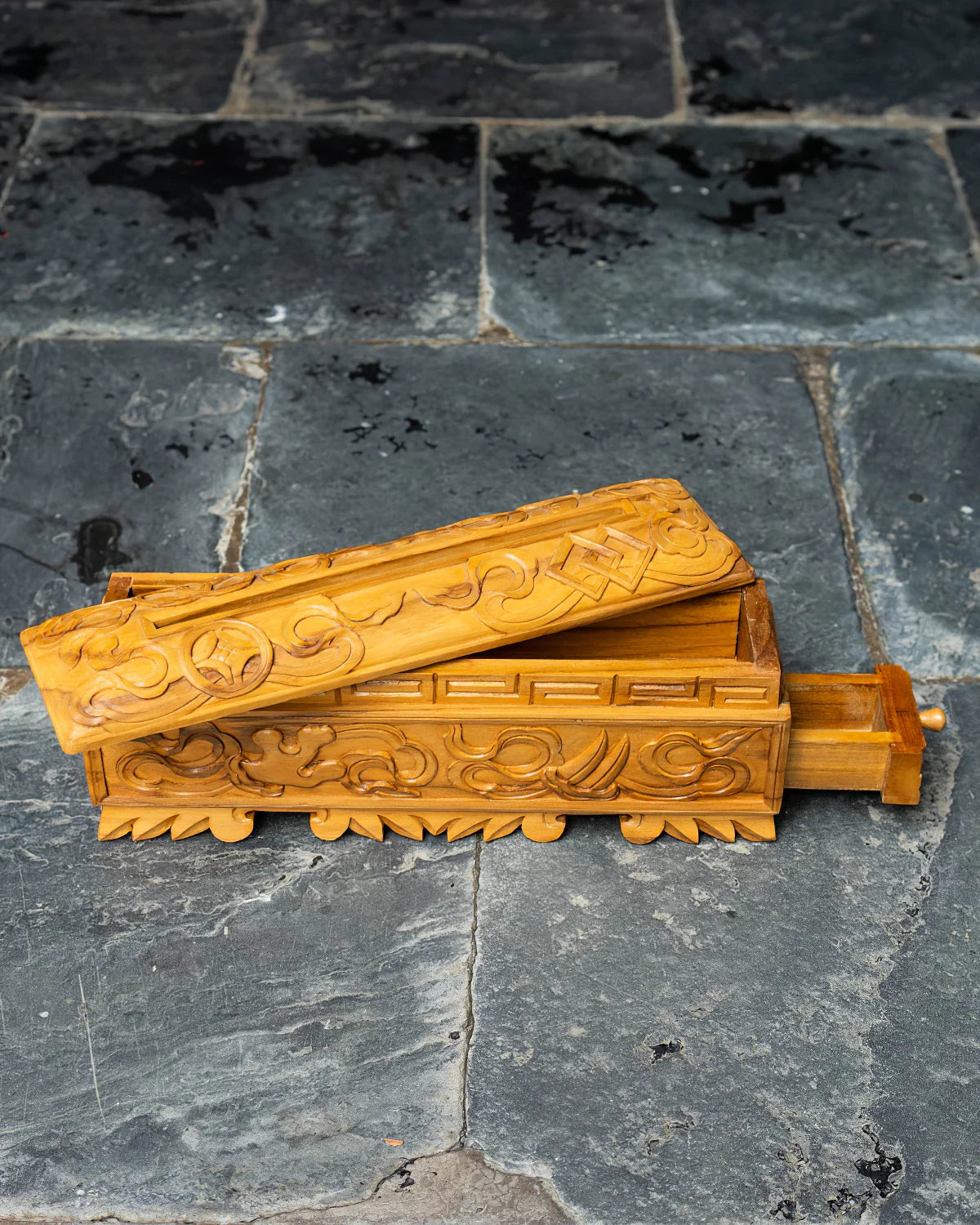 Carved Incense Burner - Medium