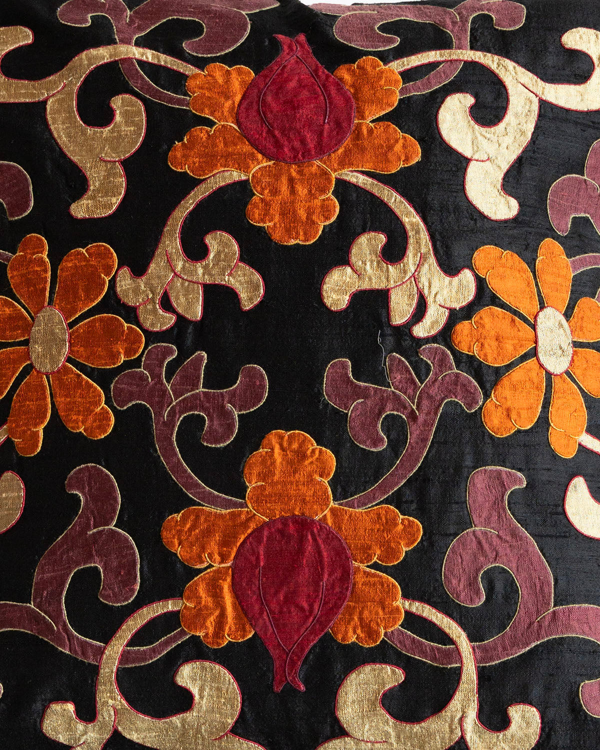 Classic Appliquéd Cushion Cover