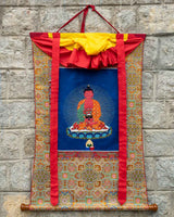 Buddha Amitabha Applique Thangka
