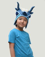 Kids Yak Hat, Blue/Turquoise