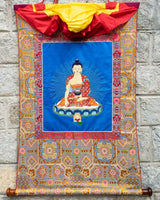 Buddha Shakyamuni Applique Thangka