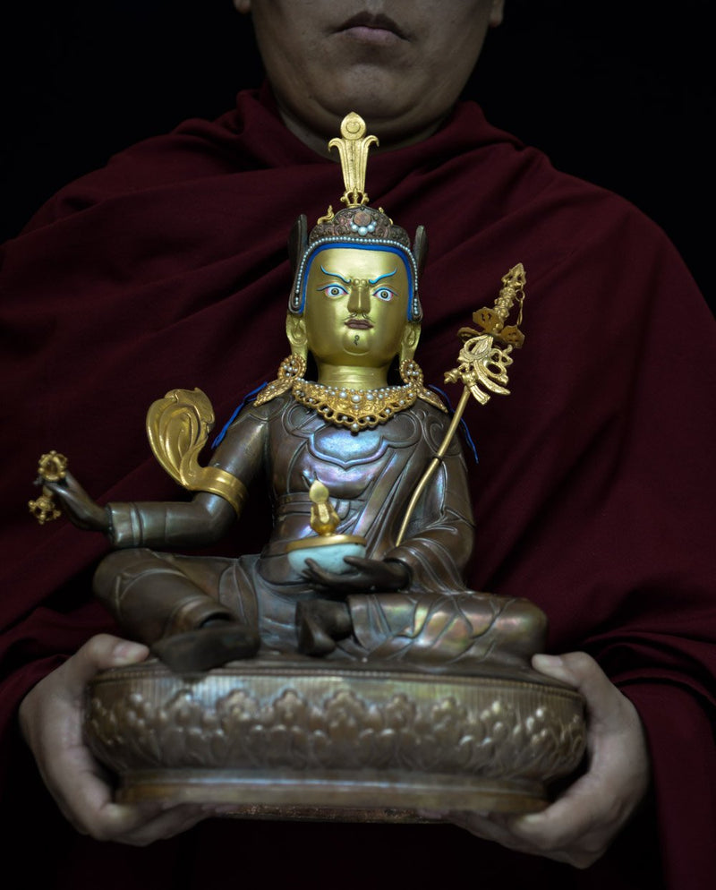 Guru Padmasambhava 14-inch Statue
