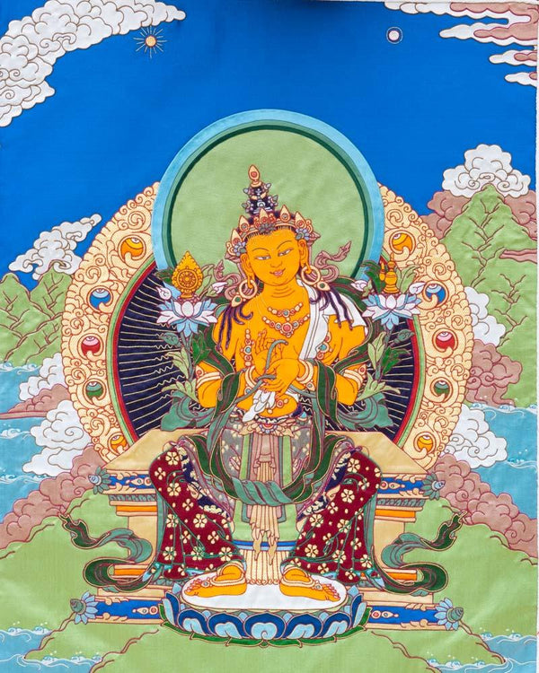 Maitreya Applique Thangka