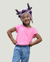 Kids Yak Hat, Purple/Pink
