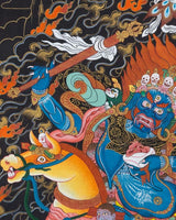 Shri Devi - Palden Lhamo Painted Thangka