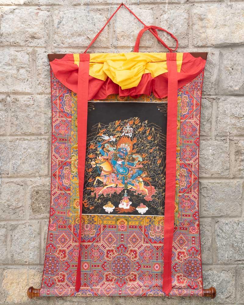 Shri Devi - Palden Lhamo Painted Thangka